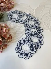 Florina | 2’li Kokteyl Peçete | Ekru&Lacivert