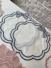 Belle | Amerikan Servis | Ekru&Lacivert