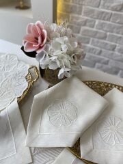 Flowers Servis Seti | Ekru