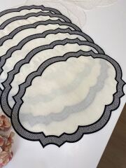 Linea | Amerikan Servis | Ekru & Lacivert