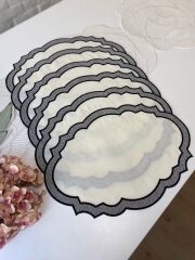 Linea | Amerikan Servis | Ekru & Lacivert