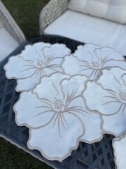 Hibiskus | Amerikan Servis | Ekru&Bej