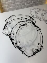 Barok | Amerikan Servis | Siyah&Gümüş