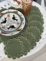 Luna | 2’li Kokteyl Peçete | Yeşil