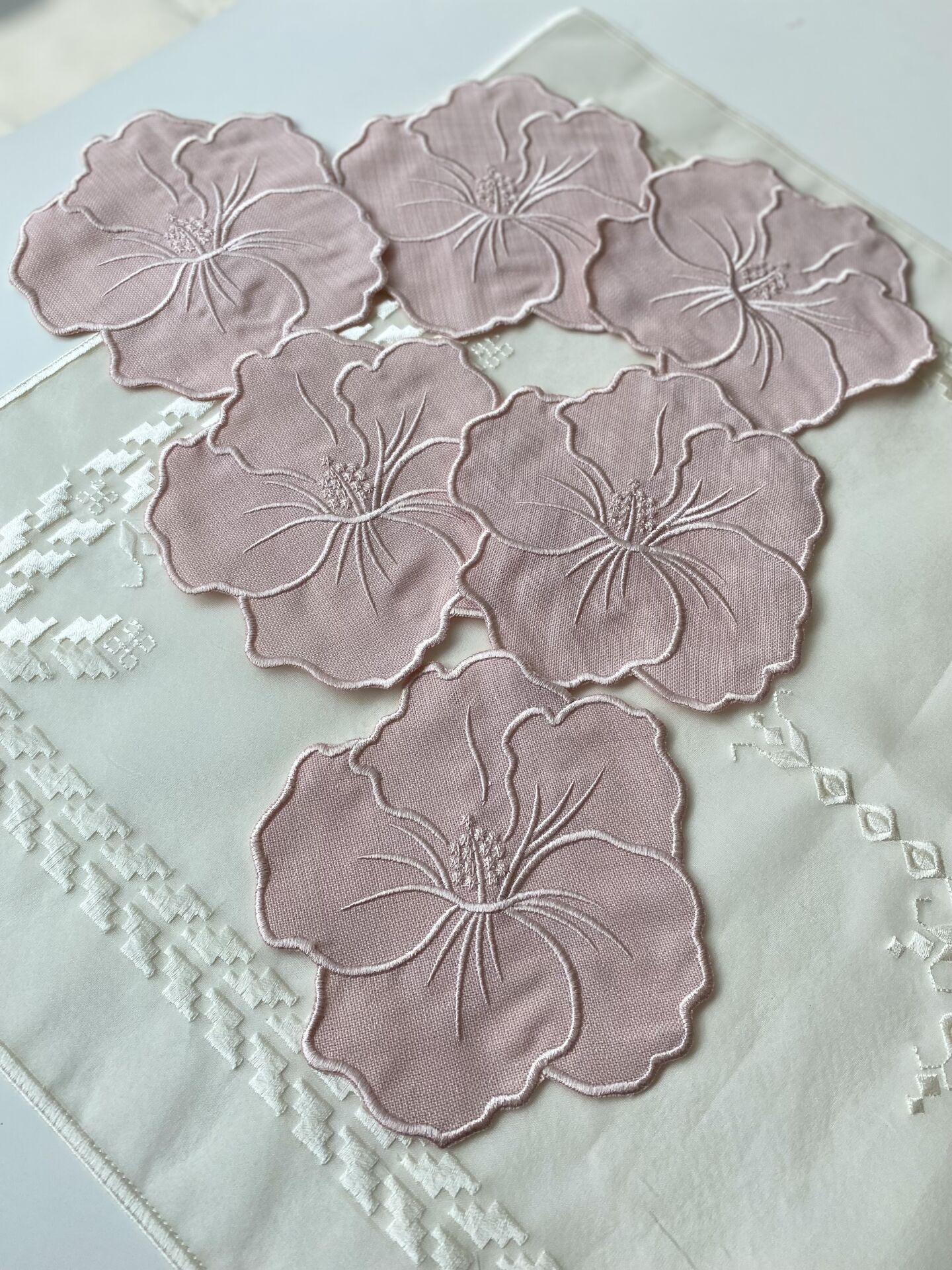 Hibiskus | 2’li Kokteyl Peçete | Pudra