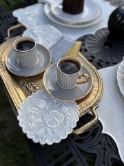 Rosemira | 2’li Kokteyl Peçete | Ekru