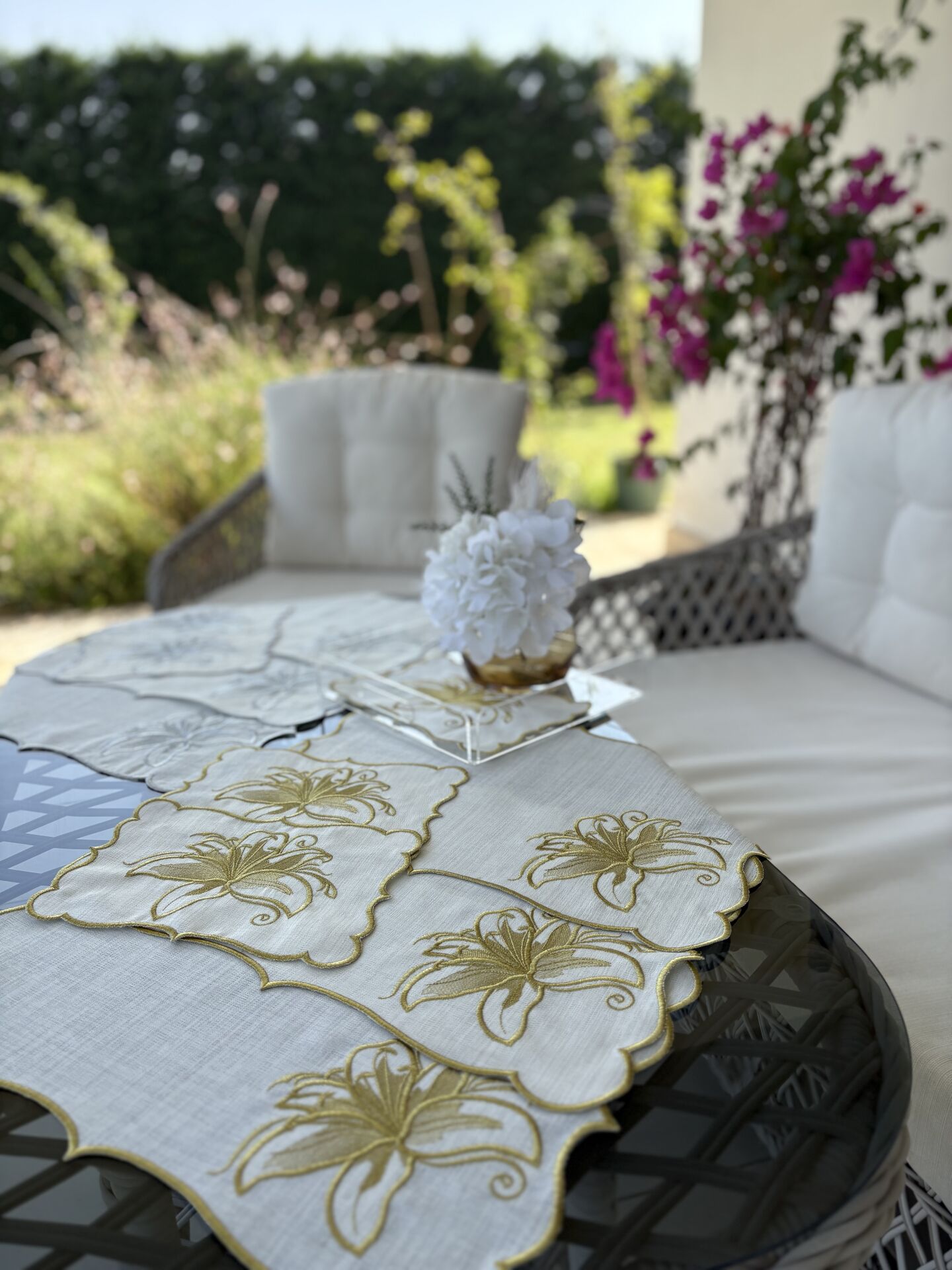 Lilyum | Amerikan Servis | Ekru&Gold