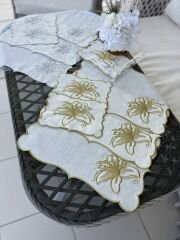 Lilyum | Amerikan Servis | Ekru&Gold