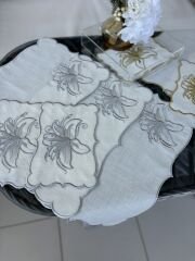 Lilyum | Amerikan Servis | Ekru&Gümüş