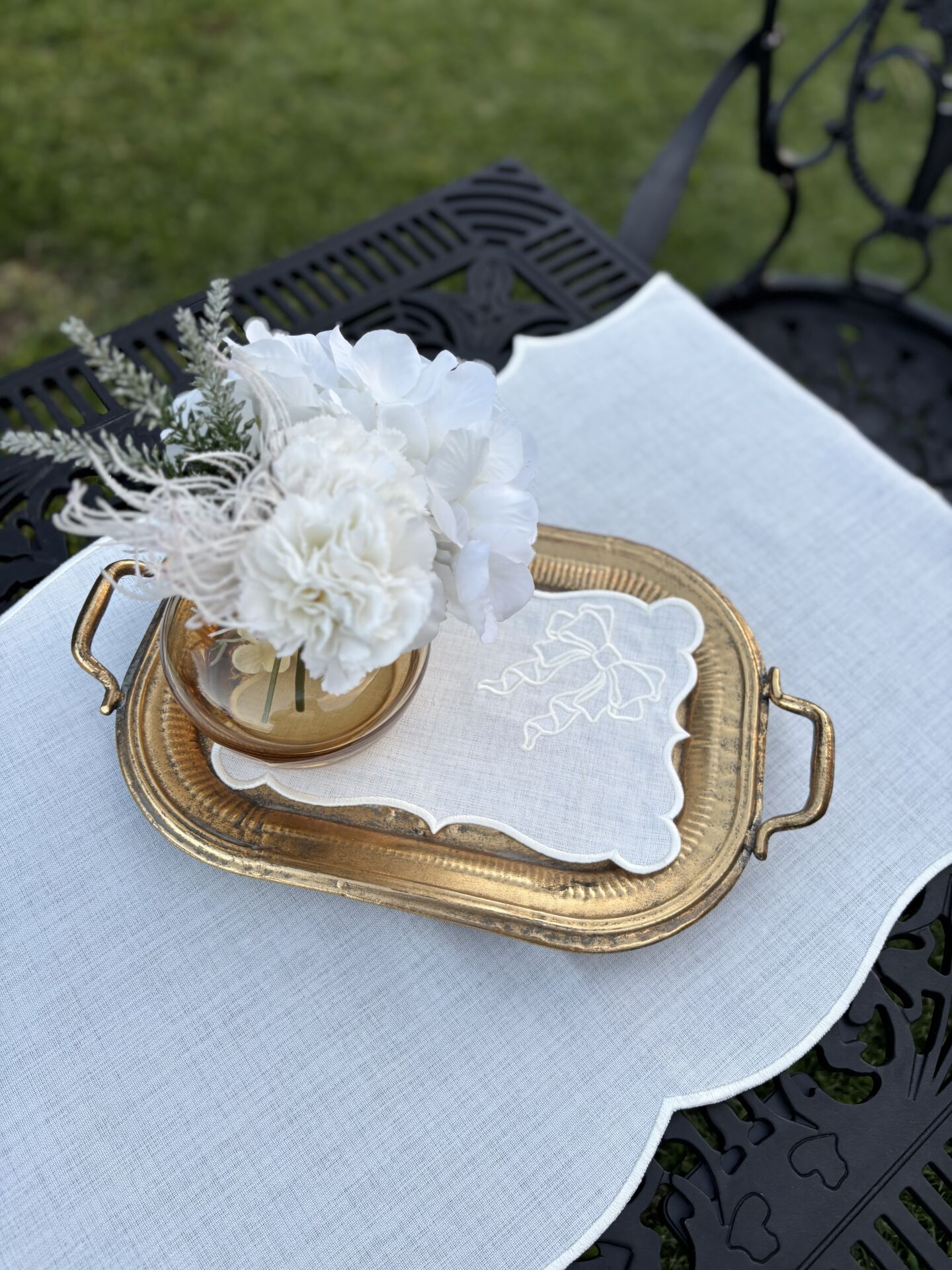 Fionelle | Tepsi Örtüsü | Ekru