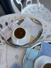 Mirabelle | 6’lı Kokteyl Peçete | Ekru&Pudra