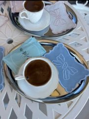 Mirabelle | 6’lı Kokteyl Peçete | Mavi