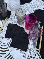 Mirabelle | 6’lı Kokteyl Peçete | Siyah