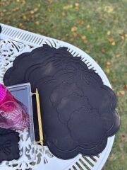 Belle | 6’lı Amerikan Servis | Siyah