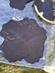 Hibiskus | 6’lı Amerikan Servis | Siyah