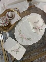 Florelle | Servis Takımı | Ekru&Pudra