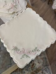 Florelle | Servis Takımı | Ekru&Pudra