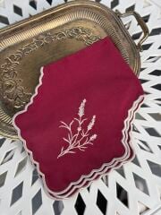 Lavanta | Ekmek Örtüsü | Bordo