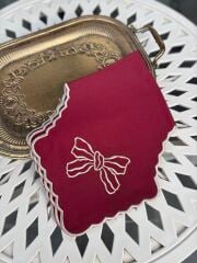 Belle | Ekmek Örtüsü | Bordo