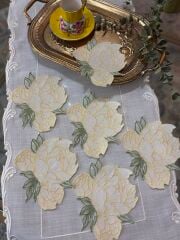 Peony | 2’li Kokteyl Peçete | Sarı
