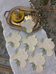 Peony | 2’li Kokteyl Peçete | Sarı