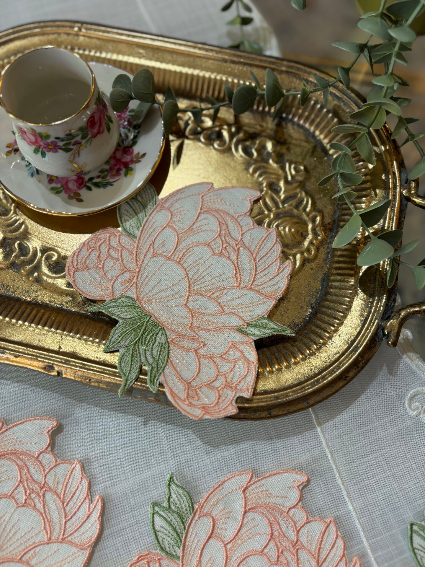 Peony | 2’li Kokteyl Peçete | Somon